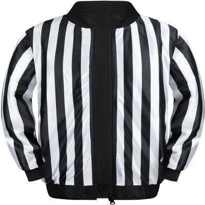 Great Call Athletics | Reversible 1" Football Lacrosse Referee Jacket | Zipper Nylon Shell Water & Wind Resistant Official (3XL)