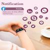 SHANG WING Fitness Watches for Women, LYNN2 Fitness Tracker with Heart Rate Monitor Blood Oxygen/Sleep Tracker Pedometer, Slim Step Tracker Watch for iOS/Android Phones Waterproof (Purple) view 4