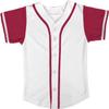 DIGITMON Kids Baseball Jersey Button Down Premium Hip Hop T Shirts Uniform White Hotpink for 12y Teenagers view 2