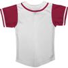 DIGITMON Kids Baseball Jersey Button Down Premium Hip Hop T Shirts Uniform White Hotpink for 12y Teenagers view 3