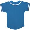 DIGITMON Kids Baseball Jersey Button Down Premium Hip Hop T Shirts Uniform Turquoise White for 4y Toddlers view 3