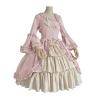 XUNRYAN Renaissance Dress Women Medieval Costume Flare Sleeve Corset Skirt Overskirt Elven Archer Irish Overdress Ball Gown view 2