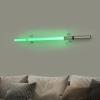 BYTOTU Lightsaber Holder Wall Mount-Lightsaber Stand Wall Display-1 Layer -Lightsaber Wall Mount Horizontal-Lightsaber Placement Display-Pixel Saber Mount for Wall-Plexiglass - (Swords Not Included)