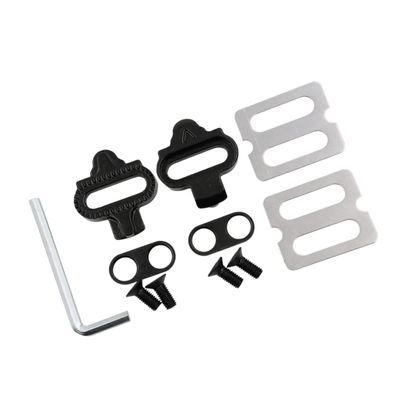 BESPORTBLE Bike Pedal Cleat Set Clip-in Clips Kit Self-Locking Cleats for Mountain Bike Cycling Locking