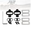 BESPORTBLE Bike Pedal Cleat Set Clip-in Clips Kit Self-Locking Cleats for Mountain Bike Cycling Locking view 3