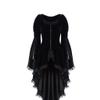 XUNRYAN Renaissance Dress Women Medieval Costume Flare Sleeve Corset Skirt Overskirt Elven Archer Irish Overdress Ball Gown view 3
