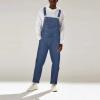 Dgoopd Overalls for Men Big and Tall - Bib Overalls With Adjustable Straps, Denim Jumpsuit, Loose Fit Jeans, Rigid Denim Romper, Fashion Workwear view 2