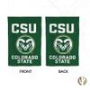 Desert Cactus Colorado State University CSU Garden Flag  19 x 12 inch Colorado State Rams Banner, For Outdoor Display and Events (Design E) view 2