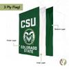 Desert Cactus Colorado State University CSU Garden Flag  19 x 12 inch Colorado State Rams Banner, For Outdoor Display and Events (Design E) view 3