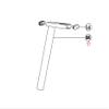 Seat Post 1000220748 Exercise Bike, Replacement Component, Easy Install, Long-Lasting Performance, Home Gym Maintenance view 2