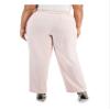 bar III Womens Plus High Rise Work Wear Trouser Pants Pink 2X view 2