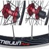 ZECHAO Mountain Bike Front Rear Wheel,Double Wall Alloy Rim Bike Wheelset 26 inch Quick Release 7-10 Speed V/Disc Brake 32H Wheelset (Color : White) view 2