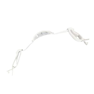 Aosekaa Helmet Chin Strap Foot Ball Chin Strap Lanyard Easy to Install Hard Hat Chinstrap Chin Band for Adults Riding Climbing Outdoor, White
