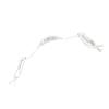 Aosekaa Helmet Chin Strap Foot Ball Chin Strap Lanyard Easy to Install Hard Hat Chinstrap Chin Band for Adults Riding Climbing Outdoor, White view 1