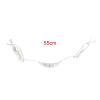 Aosekaa Helmet Chin Strap Foot Ball Chin Strap Lanyard Easy to Install Hard Hat Chinstrap Chin Band for Adults Riding Climbing Outdoor, White view 3
