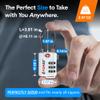 Forge TSA Approved Cable Luggage Locks, Re-settable Combination with Alloy Body(White 2 Locks) view 3