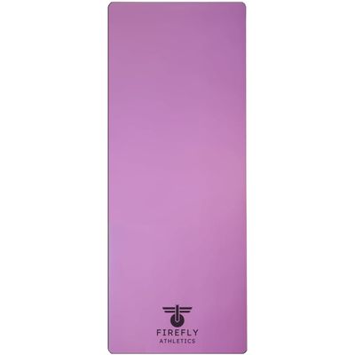 Premium Yoga Mat - 5mm Thick, Extra Wide & Long, Non-Slip Natural Rubber Base & PU Top, Anti-Tear, Ideal for Yoga, Pilates, and Fitness.