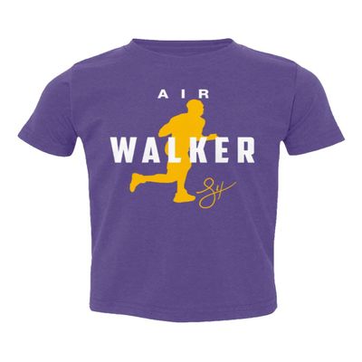 Air Walker Los Angeles Basketball Player Sports Fans Toddler T-Shirt (Purple, 4T)