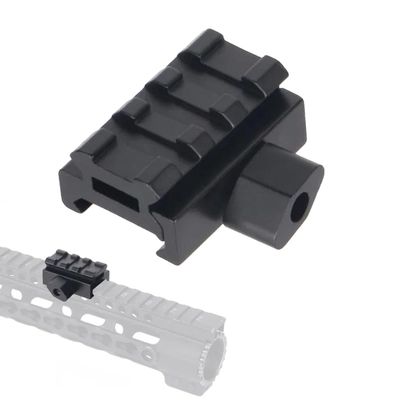 Gotical Three T Trading Low-Profile Compact Riser Mount, 0.5" High, 3 Slots for Scopes and Optics (0.5" High - 3 Slots for Scopes)