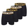 Cat Men's 4-Pack Moisture Wicking Mesh Comfortable Boxer Briefs, Black Multi, Small view 1