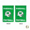 Desert Cactus Marshall University MU Garden Flag  19 x 12 inch Marshall Thundering Herd Banner, For Outdoor Display and Events (Design D) view 2