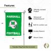 Desert Cactus Marshall University MU Garden Flag  19 x 12 inch Marshall Thundering Herd Banner, For Outdoor Display and Events (Design D) view 4