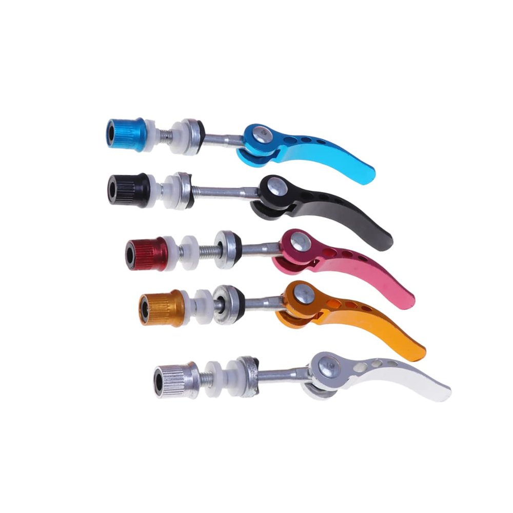 BESPORTBLE Quick Release Bolt Lever Axle Set for Mountain Bike Road Bike High Strength Easy to Use Anodized Alloy