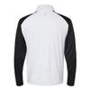 Badger Sports Breakout 1/4 Zip - 2XL - WH/BK view 2