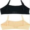 ToBeInStyle Girls' Pack of 6 Wire-Free Classic Cotton Training Bra - BlkWhtBge - L view 2