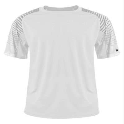 Badger Sports Lineup Tee - L - WH/SILN