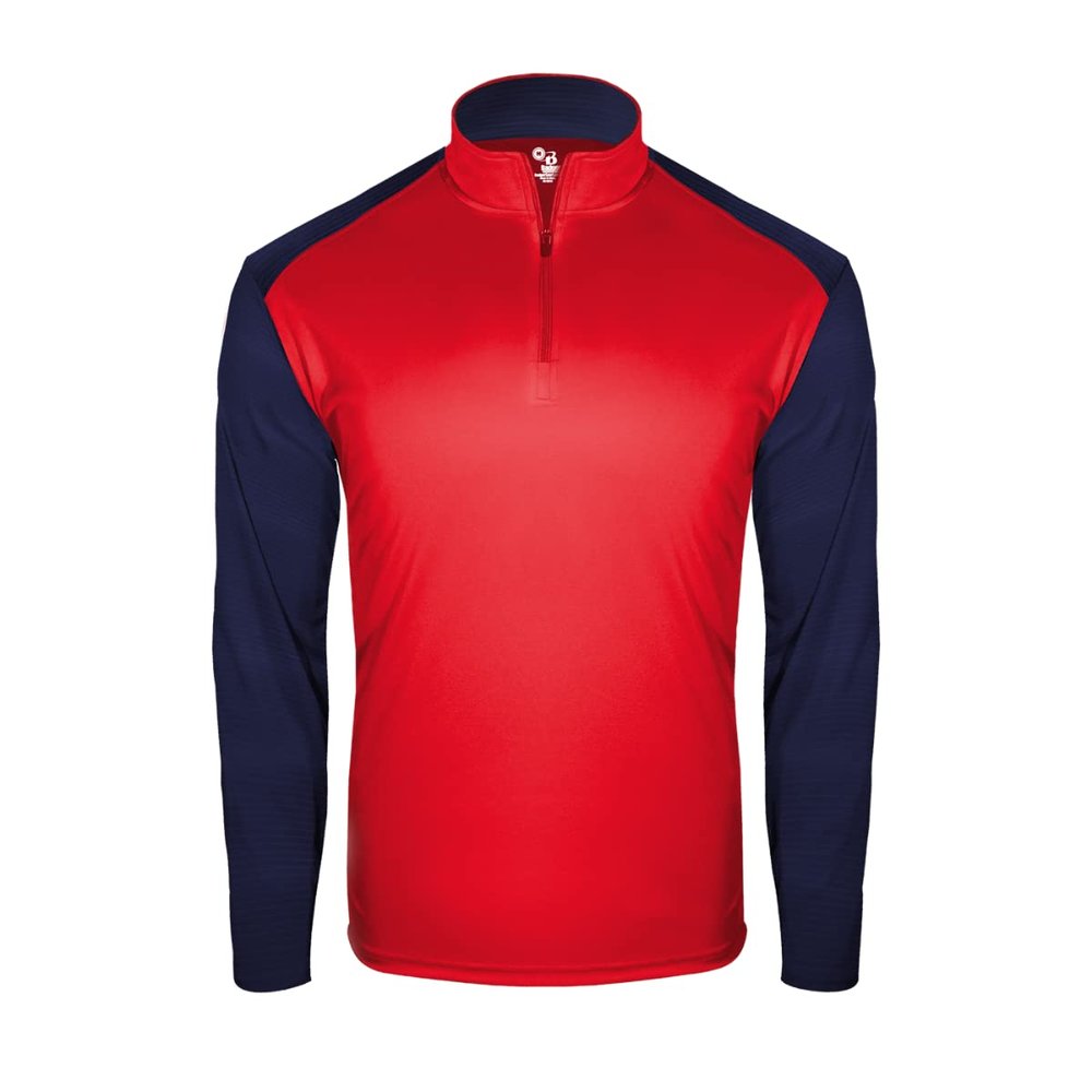 Badger Sports Breakout 1/4 Zip - 3XL - RD/NY