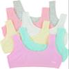 ToBeInStyle Girls' Pack of 6 Wire-Free Classic Cotton Training Bra - Pastel Assortment & Dots - M view 1