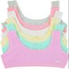 ToBeInStyle Girls' Pack of 6 Wire-Free Classic Cotton Training Bra - Pastel Assortment & Dots - M view 3