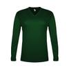Badger Sports Tri-Blend Ladies' V-Neck L/S T - M - FS view 1