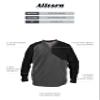 Alleson Athletic Adult Field Batters Jacket (Style 3JLS21A), Charcoal Solid/Black, 3XL view 3