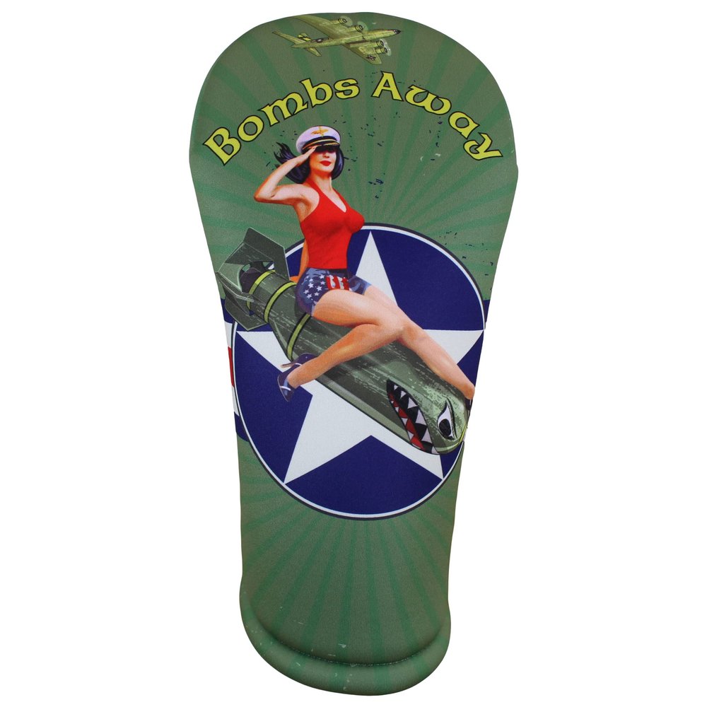 BeeJos Club Headcovers | Military Bombs Away | Handmade in USA (Driver)