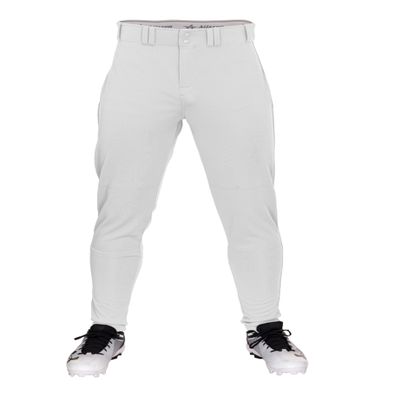 Alleson Athletic Adult Crush Tapered Pant (Style 657CTP), White, L