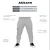 Alleson Athletic Boys' Crush Tapered Baseball Pant, Grey, Medium view 4