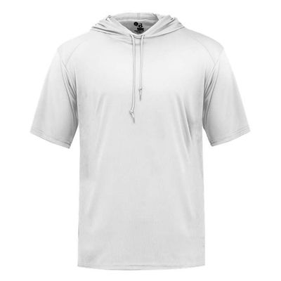 B-Core S/S Hood Tee - 4XL - WH
