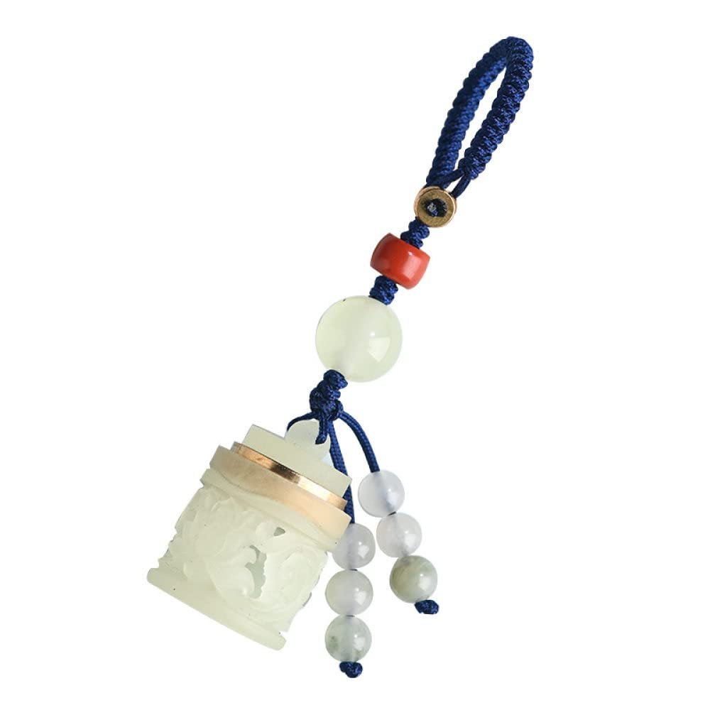 qbodp Chinese Style Openable Keychain Car Key Pendant Aesthetics Ornament Keychain Accessories Bag Wallet Car Pendant