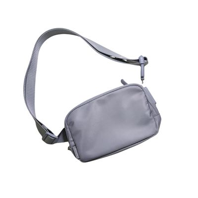 Bettissi Mini Belt Bag Fanny Pack for Women, Men, Junior, Teens, Unisex Fashion Waist Crossbody Sling Bags, Travel Biking, Everywhere with Adjustable Strap, Lightweight Nylon Waterproof (Light Grey)