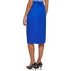 Calvin Klein Womens Petites Belted Calf Pencil Skirt Blue 8P view 2