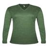 Badger Sports Tri-Blend Ladies' V-Neck L/S T - M - FSHT view 1