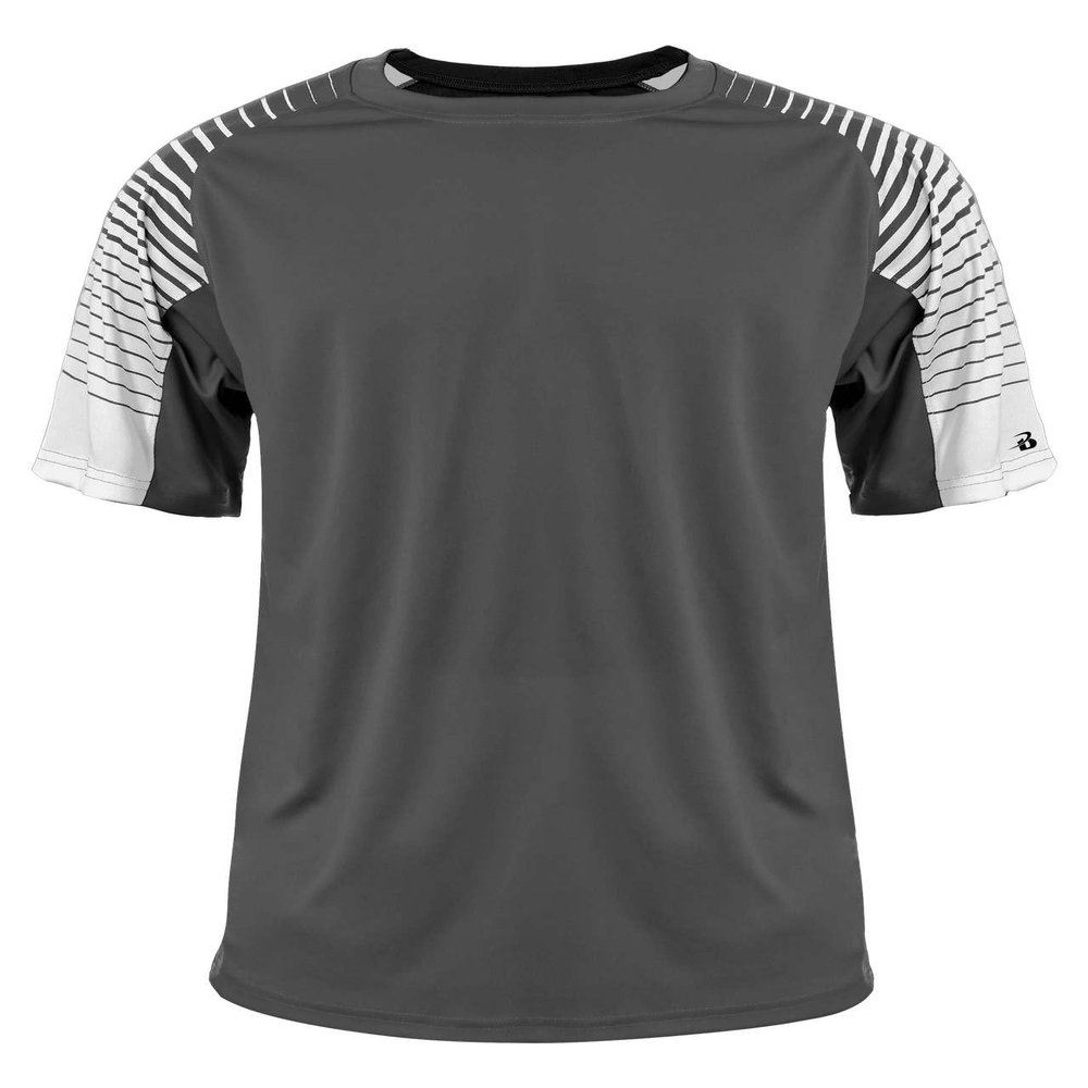 Badger Sports Lineup Tee - L - GR/GRLN
