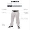 Alleson Ahtletic Badger Sports 655WPN - Crush Pinstripe Pant - L - WH/RD White/Red view 2