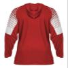 Badger Sports Lineup Hood Tee - 4XL - RD/RDLN view 3