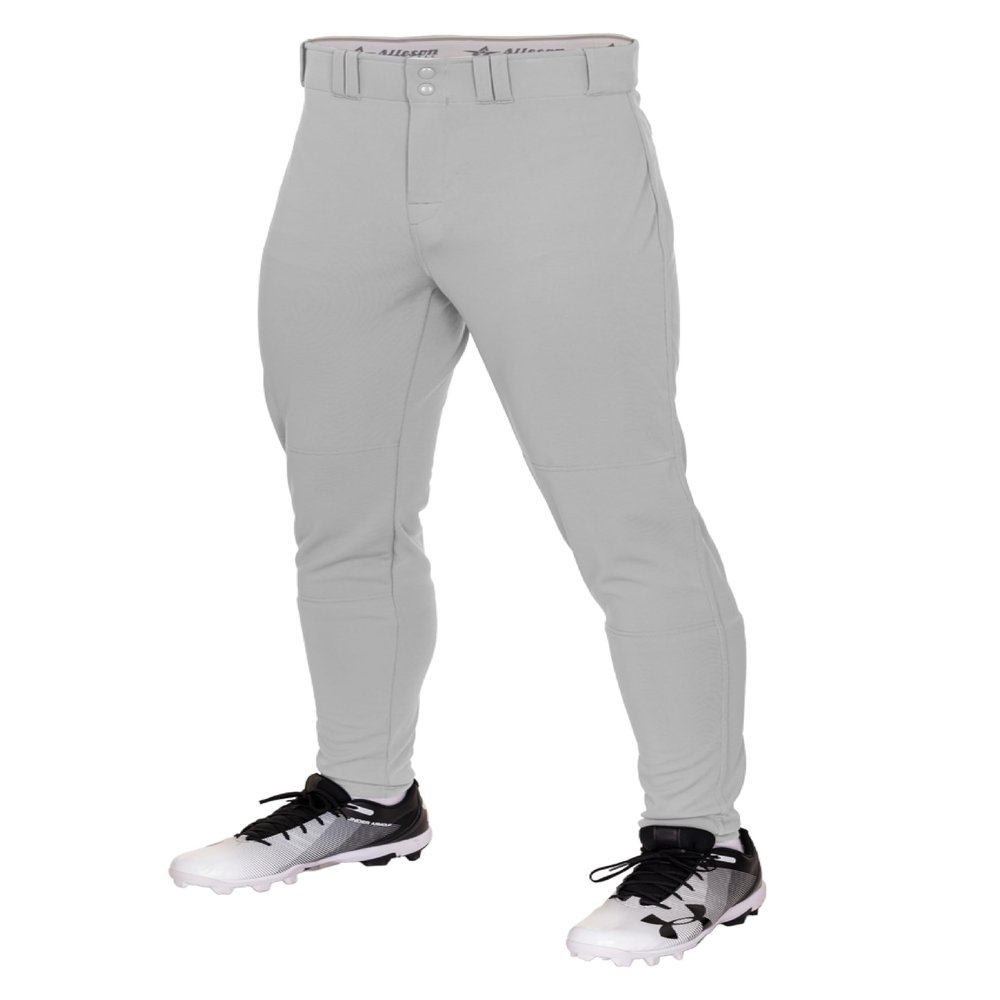 Alleson Athletic Adult Crush Tapered Pant (Style 657CTP), Grey, 3XL