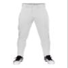 Alleson Athletic Boys' Crush Tapered Baseball Pant, White, Large view 1