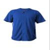 Alleson Athletic Mens Standard Crush Full Button Baseball Jersey, Royal/Royal, Small view 1