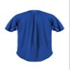 Alleson Athletic Mens Standard Crush Full Button Baseball Jersey, Royal/Royal, Large view 2
